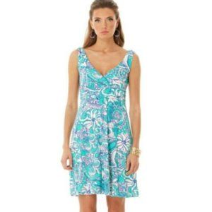 Lilly Pulitzer Shianne Dress Montauk (Seafoam Green) - Size Small